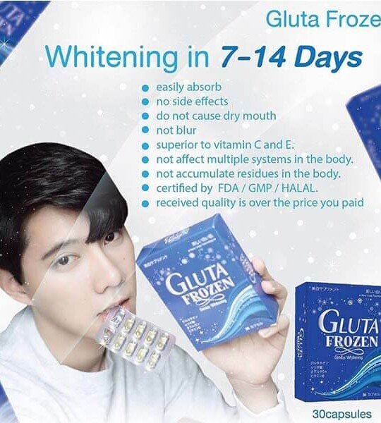 Gluta Frozen Genius Whitening Nano Licaptechnology