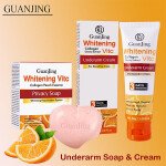 GUANJING 2 IN 1 Collagen VC Underarm Cream & Privacy Soap