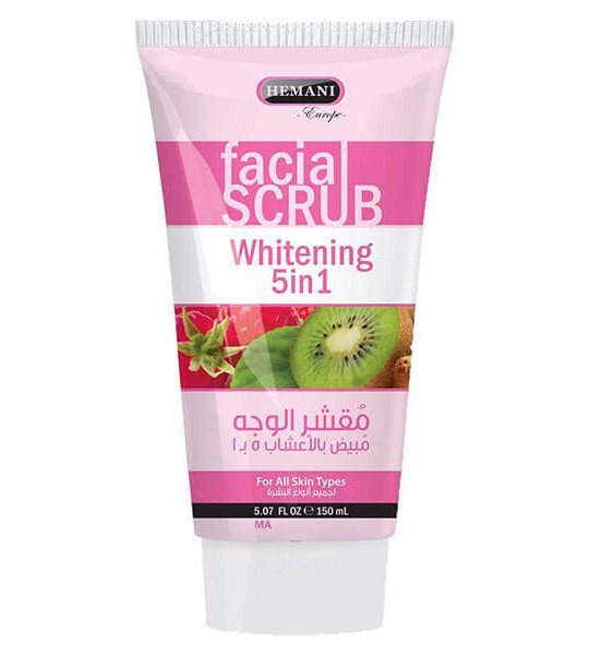 Hemani Facial Scrub Whitening 5 in 1 - 150ml