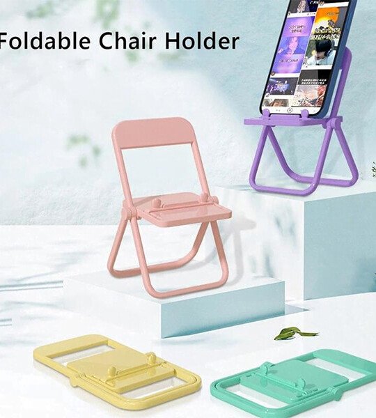 Mobile Holder Mini Chair Style Multi Purpose