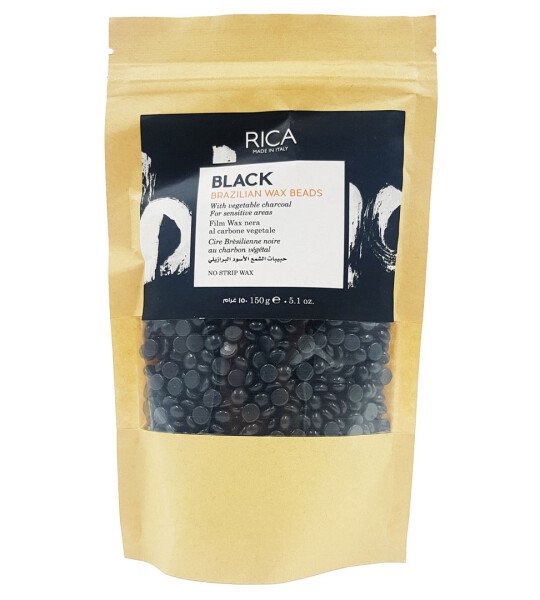 Rica Black Brazilian Wax Beads 150g