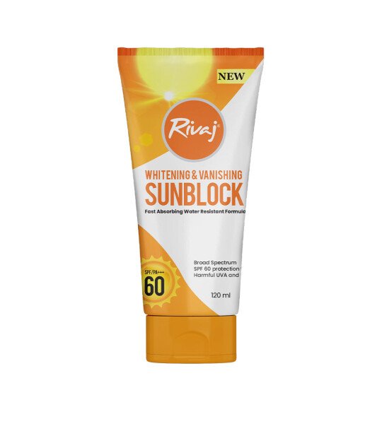 Rivaj Whitening And Vanishing Sunblock (120ml)