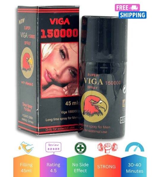 Super Viga 150000 Long Time Delay Spray For Men