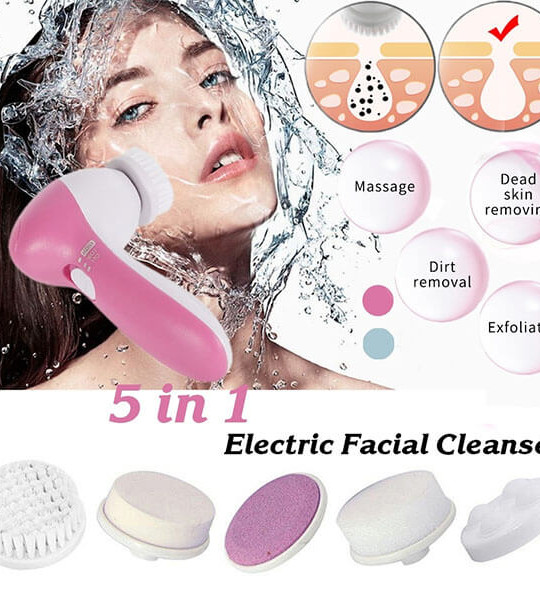 5 In 1 Facial Electric Cleanser & Massager