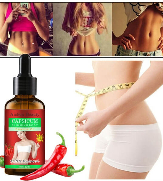 AICHUN Capsicum Slimming Body Essential Oil 100 Natural 3 Day Effective 30ml