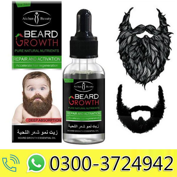 Beard Growth Oil in Pakistan | 0300-3724942 | Beard Repair Growth ...