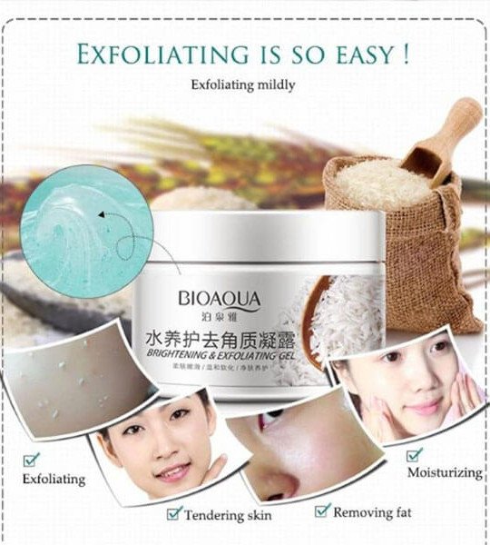 BIOAQUA Exfoliating Rice Gel Face Scrub Price in Pakistan | 0300 ...