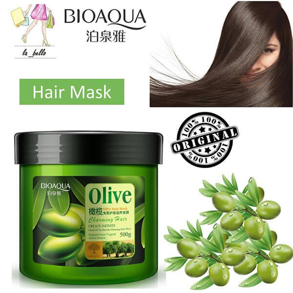 bioaqua-hair-care-product-olive-hair-keratin-mask-moisturizing-deep-repair-frizz-for-dry-damaged-hair-smooth-hair-price