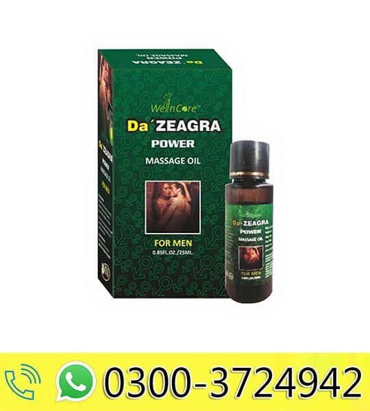 Da Zeagra Power Massage Oil in Pakistan