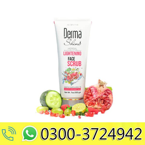 Derma Shine Lightening Face Scrub Price in Pakistan 03003724942