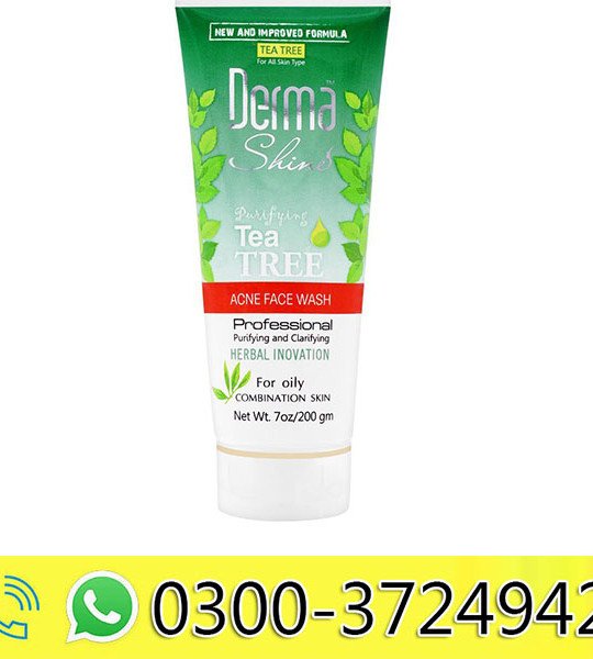 Derma Shine Tea Tree Acne Face Wash Price in Pakistan 03003724942