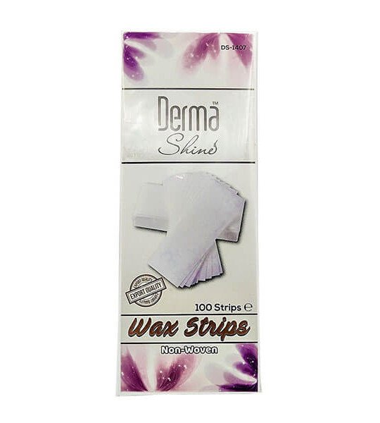 Derma Shine Wax Strips - Non-Woven - 100 Strips Pack