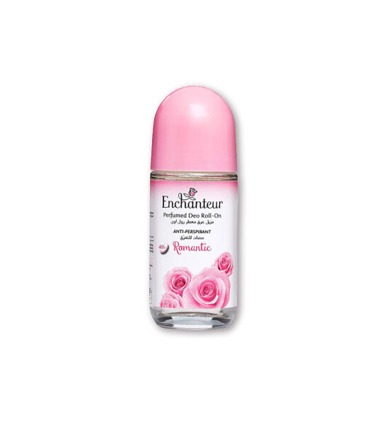 Enchanteur Pore Refine White Romantic Roll On Deodorant 50ml-Pack Of 2