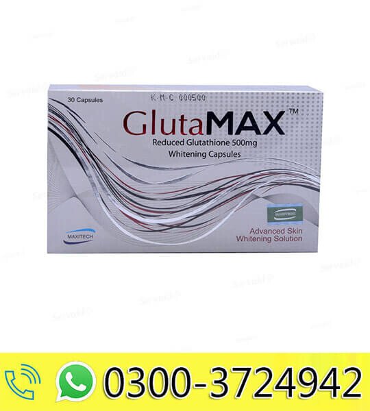 Glutamax Whitening Capsule 500Mg in Pakistan