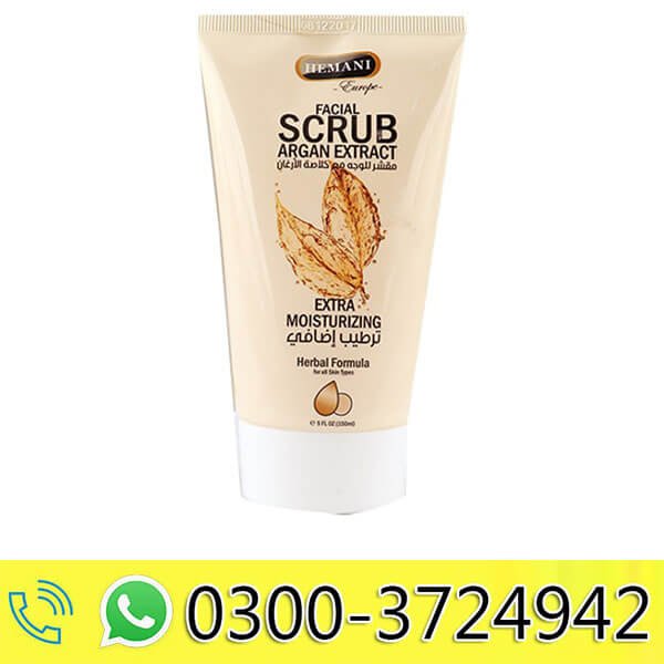 Hemani Facial Scrub Argan Extract Price in Pakistan 03003724942