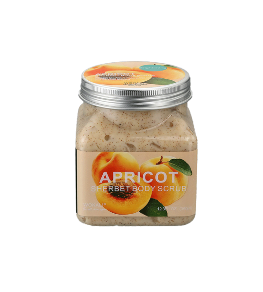 Wokali Sherbet Apricot Body Scrub 350ml